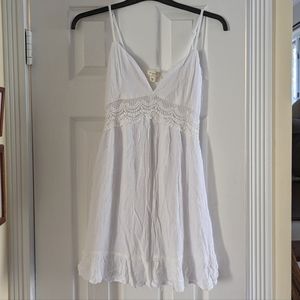 White Bohemian Summer Dress